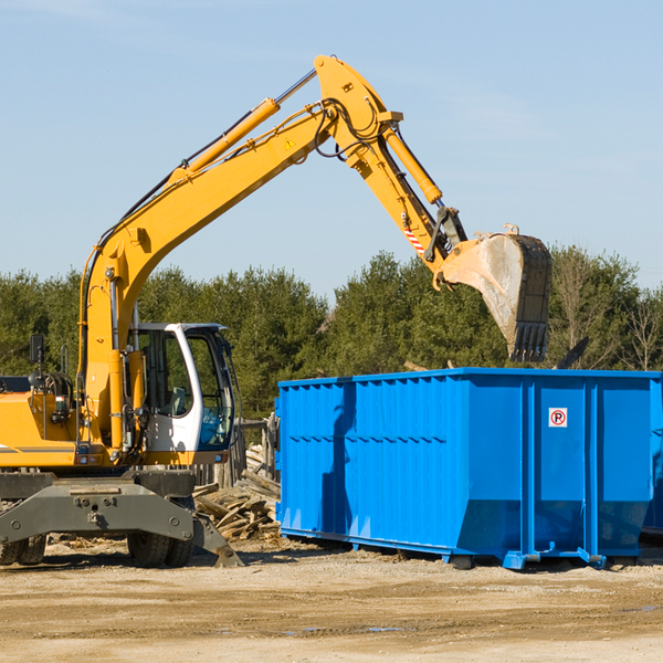 are there any restrictions on where a residential dumpster can be placed in Portal North Dakota